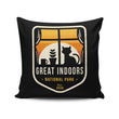 Great Indoors National Park - Throw Pillow