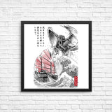 Great Old One Sumi-e - Posters & Prints