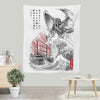 Great Old One Sumi-e - Wall Tapestry