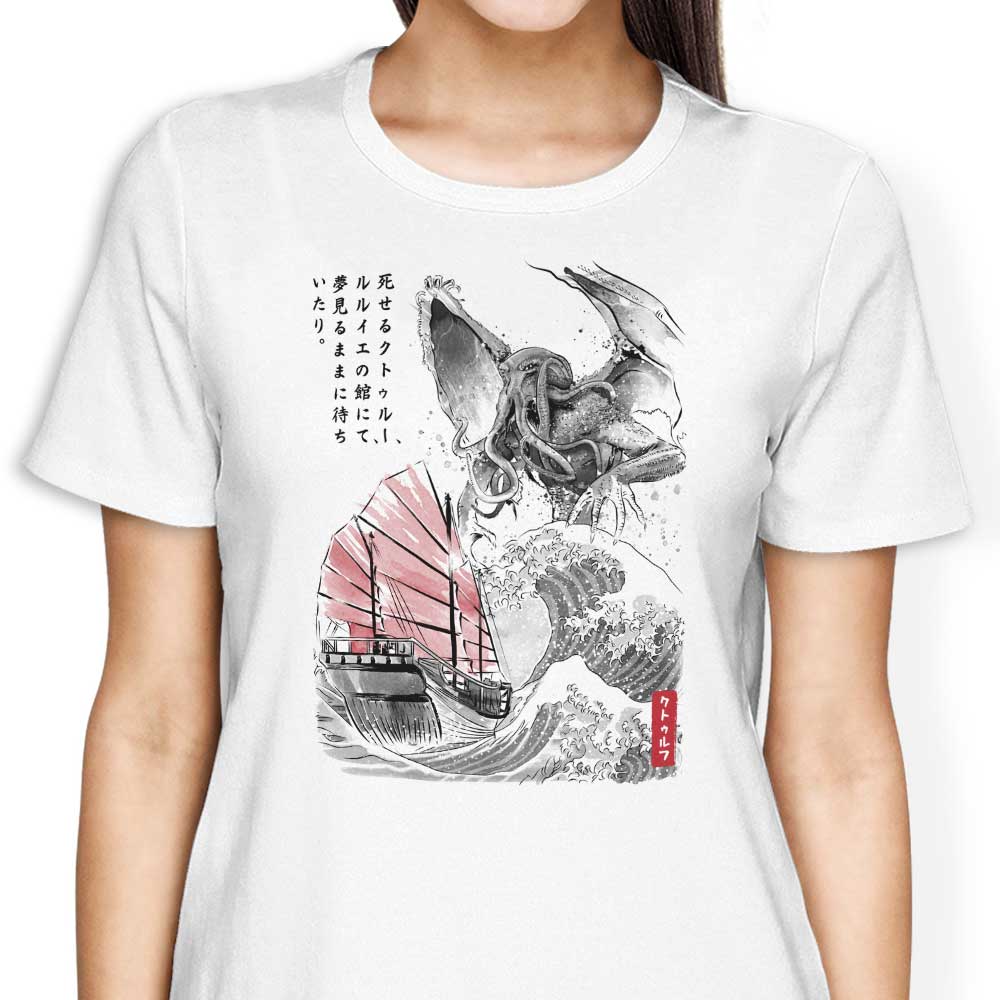 Great Old One Sumi-e - Women's Apparel