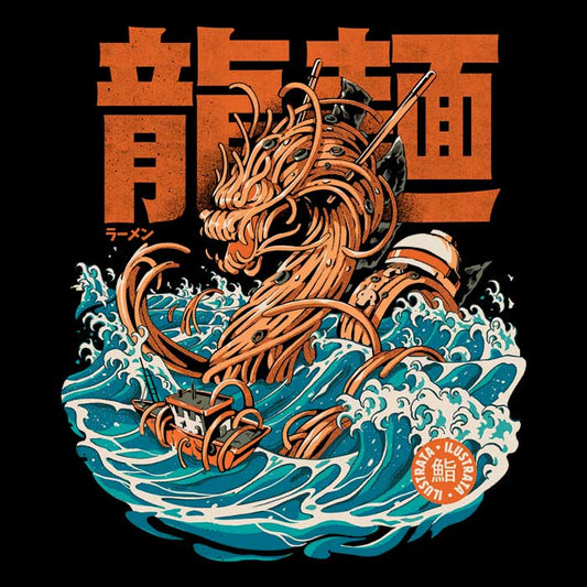 Great Ramen Dragon (Alt) - Long Sleeve T-Shirt