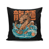 Great Ramen Dragon (Alt) - Throw Pillow