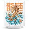 Great Ramen Dragon Off Kanagawa - Shower Curtain