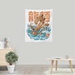 Great Ramen Dragon Off Kanagawa - Wall Tapestry