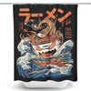 Great Ramen Off Kanagawa (Alt) - Shower Curtain