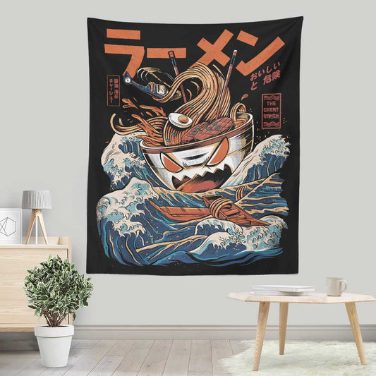 Great Ramen Off Kanagawa (Alt) - Wall Tapestry