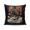 Great Sushi Dragon (Alt) - Throw Pillow