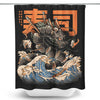 Great Sushi Dragon (Alt) - Shower Curtain