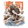 Great Sushi Dragon - Metal Print