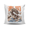 Great Sushi Dragon - Throw Pillow