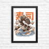 Great Sushi Dragon - Posters & Prints