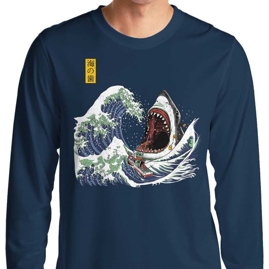 Great White Off Amity - Long Sleeve T-Shirt