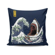 Great White Off Amity - Throw Pillow