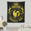 Greed is My Sin - Wall Tapestry