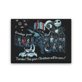 Greetings from H-Town - Canvas Print