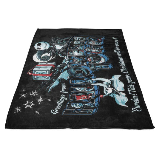Greetings from H-Town - Fleece Blanket