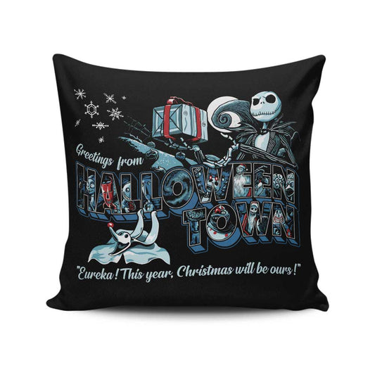 Greetings from H-Town - Throw Pillow