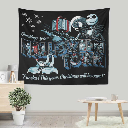 Greetings from H-Town - Wall Tapestry