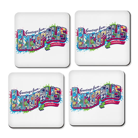 Greetings From Inkopolis - Coasters