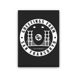 Greetings from San Fransokyo - Canvas Print
