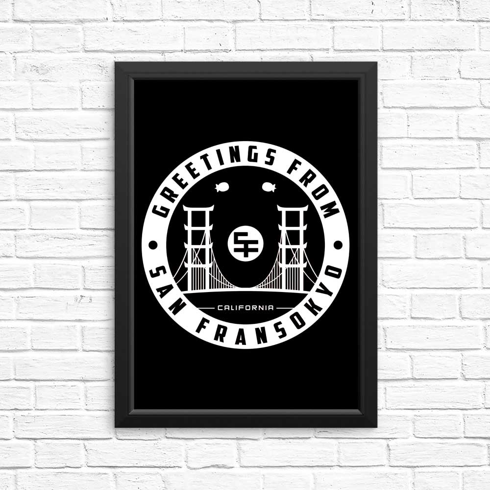 Greetings from San Fransokyo - Posters & Prints