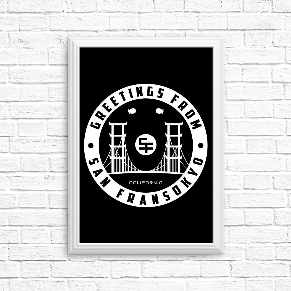 Greetings from San Fransokyo - Posters & Prints