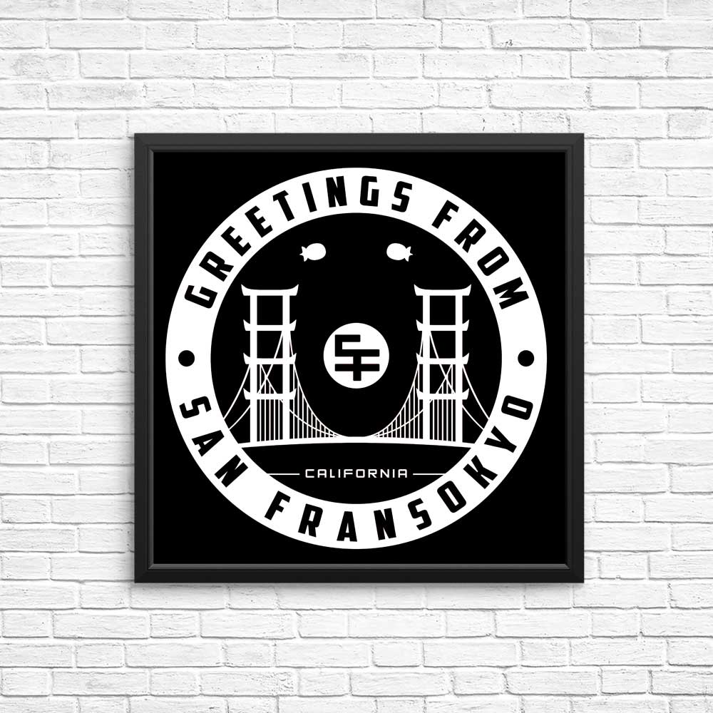 Greetings from San Fransokyo - Posters & Prints