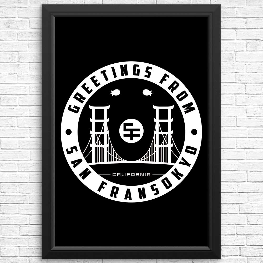 Greetings from San Fransokyo - Posters & Prints