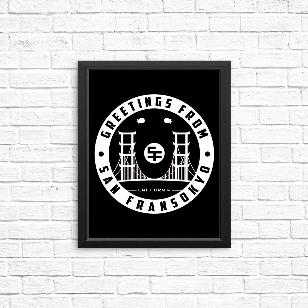 Greetings from San Fransokyo - Posters & Prints