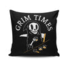 Grim Times - Throw Pillow