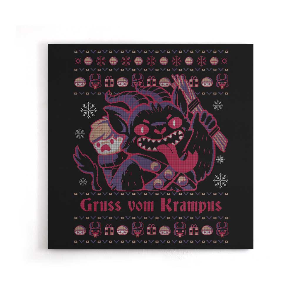 Gruss Vom Krampus - Canvas Print