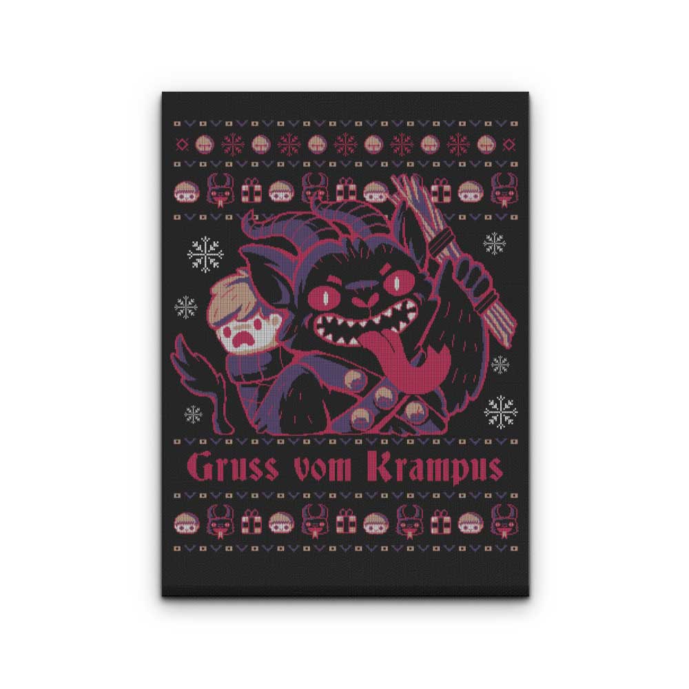 Gruss Vom Krampus - Canvas Print