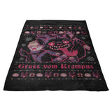 Gruss Vom Krampus - Fleece Blanket