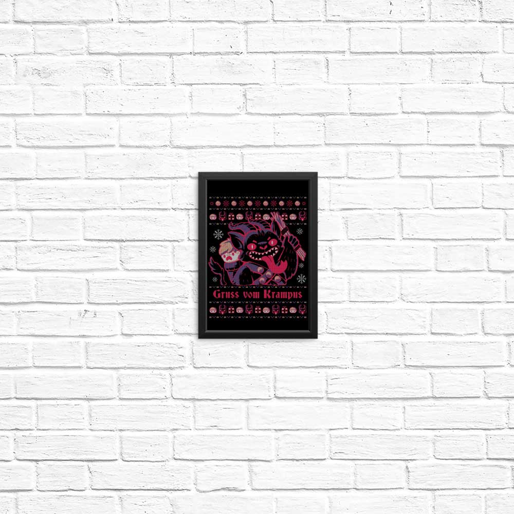 Gruss Vom Krampus - Posters & Prints