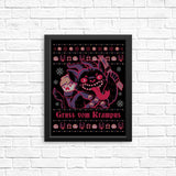 Gruss Vom Krampus - Posters & Prints