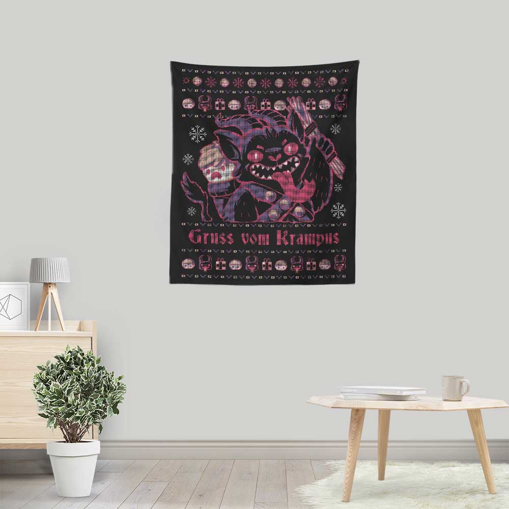 Gruss Vom Krampus - Wall Tapestry