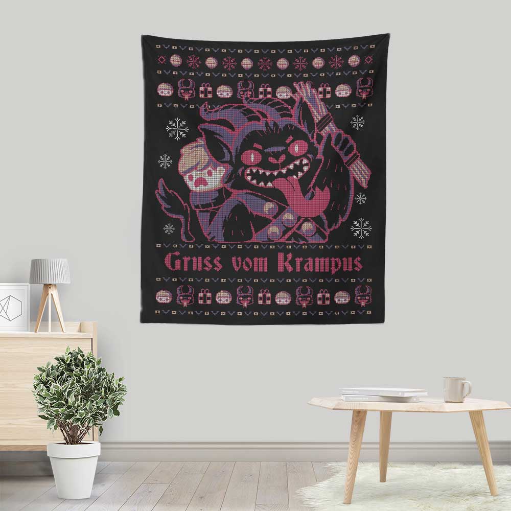 Gruss Vom Krampus - Wall Tapestry