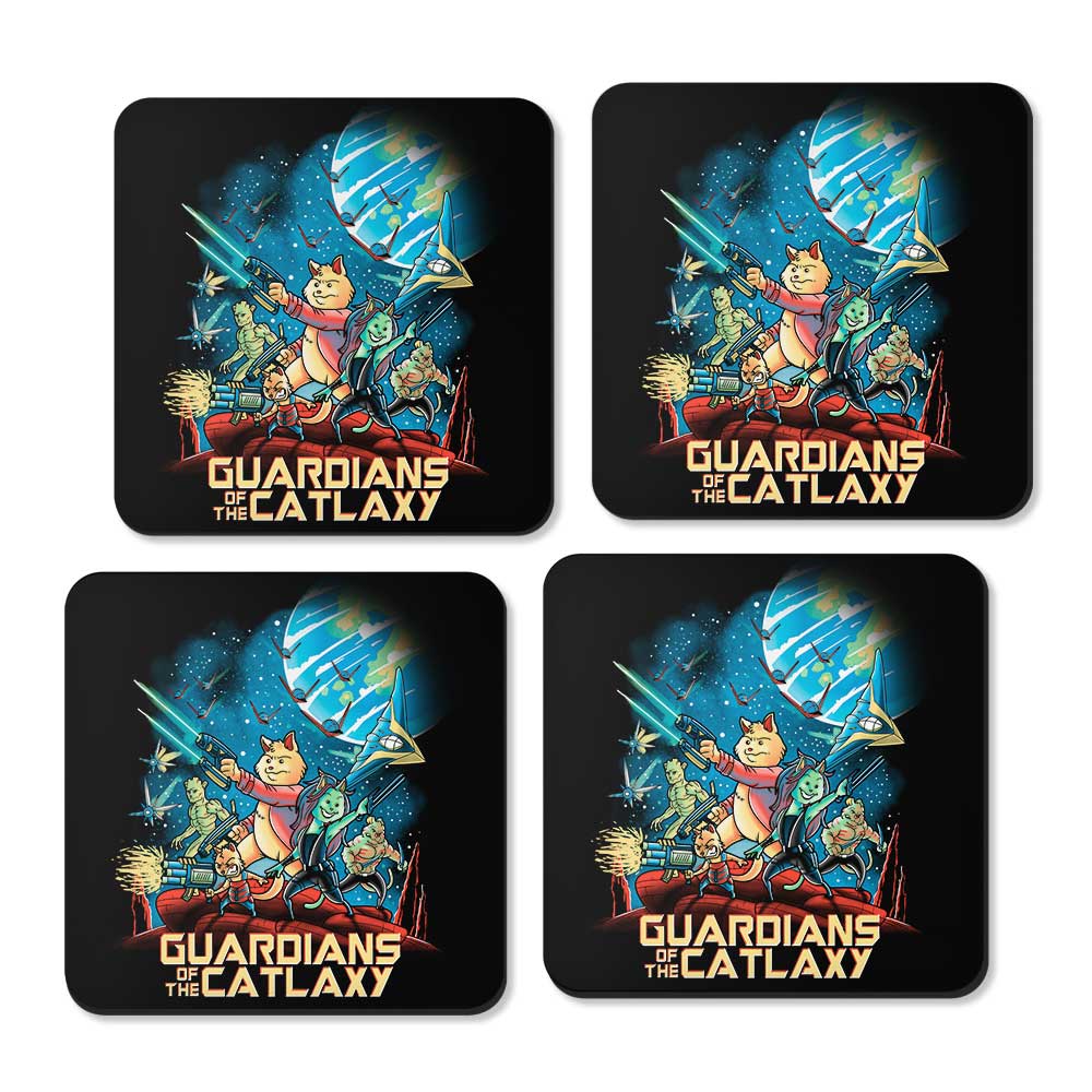 Guardians of the Catlaxy - Coasters