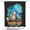 Guardians of the Catlaxy - Shower Curtain