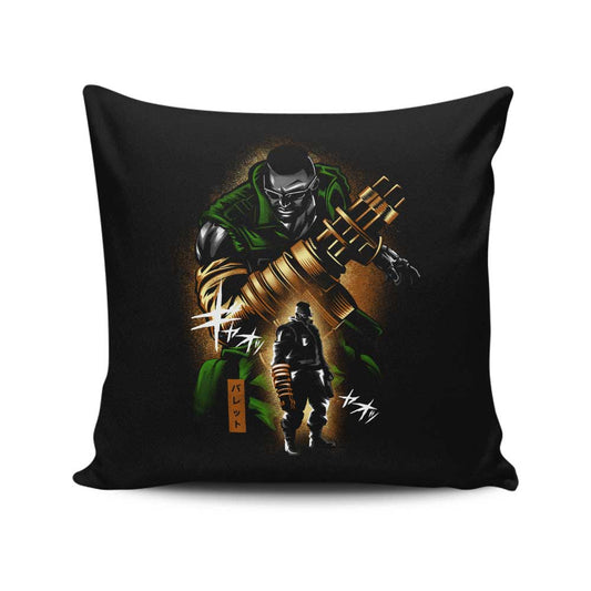 Gun Arm - Throw Pillow