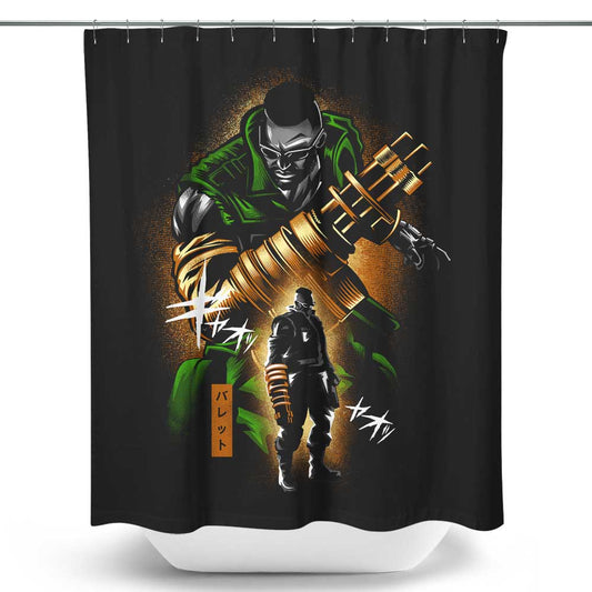 Gun Arm - Shower Curtain