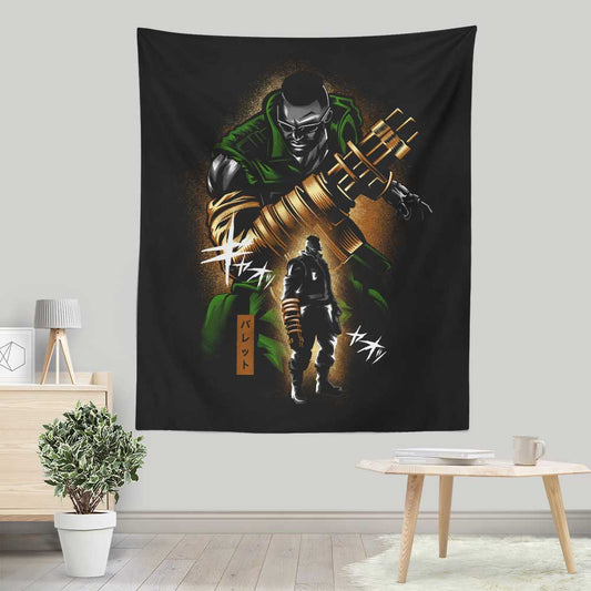 Gun Arm - Wall Tapestry