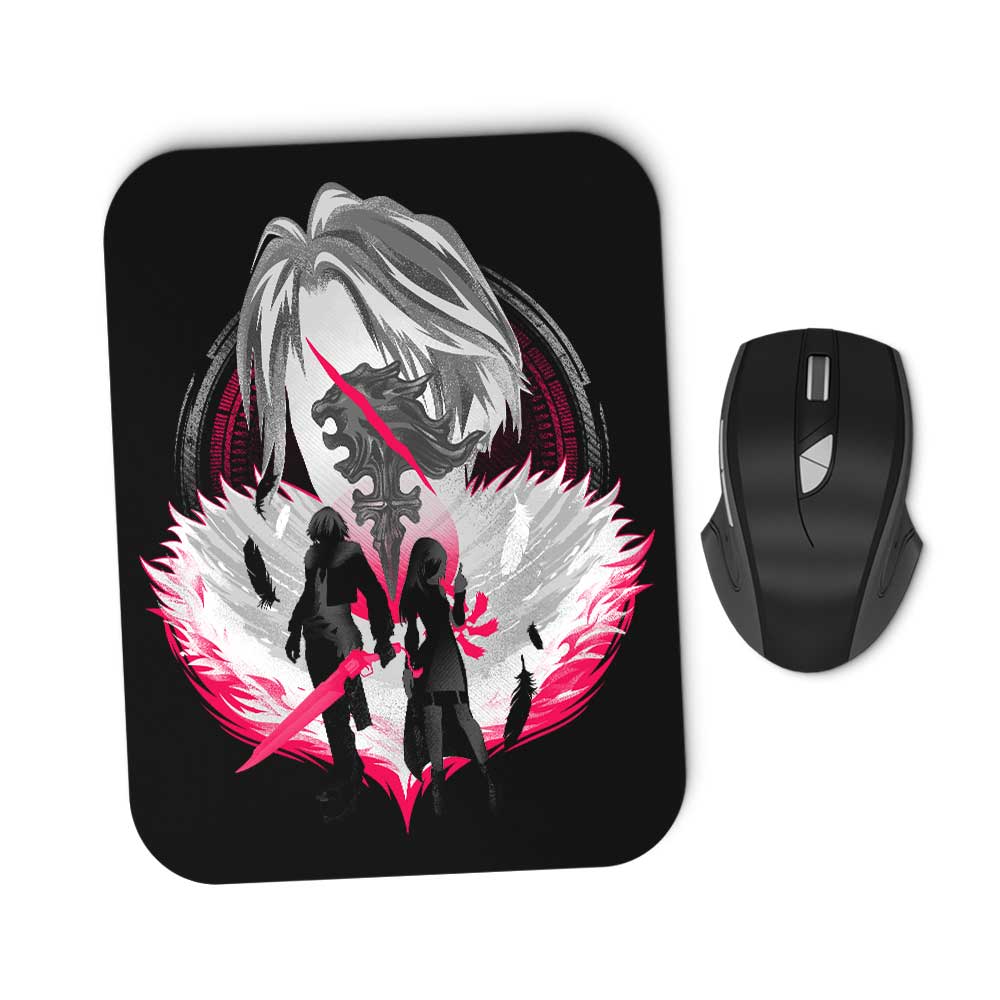 Gunblade Silhouette - Mousepad