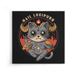 Hail Lucipurr - Canvas Print