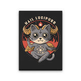 Hail Lucipurr - Canvas Print