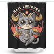Hail Lucipurr - Shower Curtain