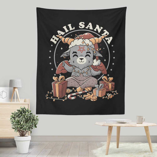 Hail Santa - Wall Tapestry