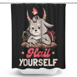 Hail Yourself - Shower Curtain