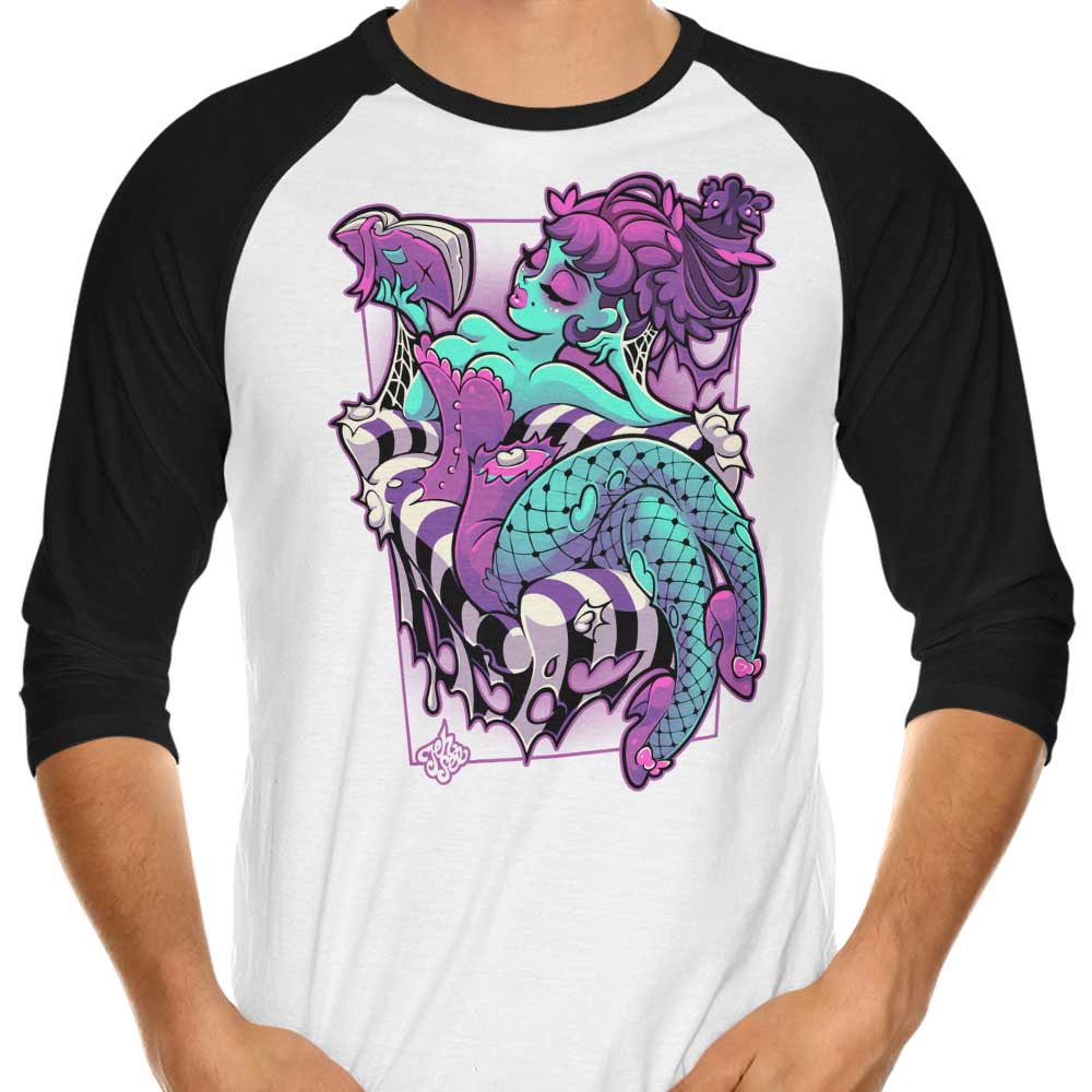 Half Dead - 3/4 Sleeve Raglan T-Shirt