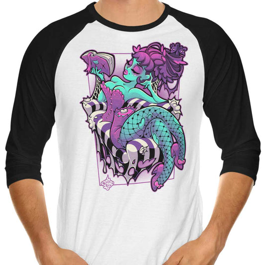 Half Dead - 3/4 Sleeve Raglan T-Shirt